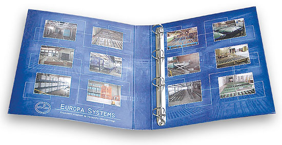 Segregator z wyklejką zadrukowaną Segregator z wyklejką zadrukowaną - cennik, drukarnia, producent.