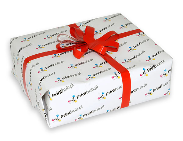 Wydruk papieru pakowego z dowolnym nadrukiem, cennik, drukarnia, producent. Papier pakowy z własnym nadrukiem!