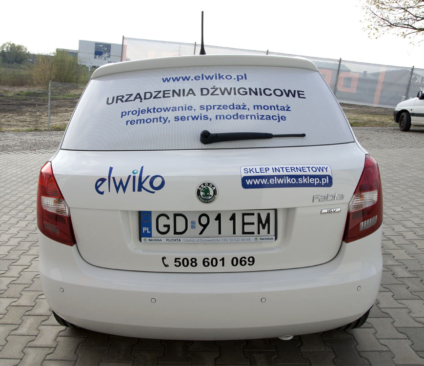 Reklama na samochód, oklejanie samochodów Szczecin