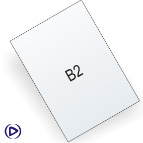Druk offsetowy arkuszy formatu B2