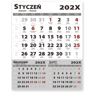 Kalendaria do kalendarzy jednodzielnych