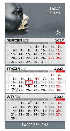 Kalendarze trójdzielne - mini (315x670)