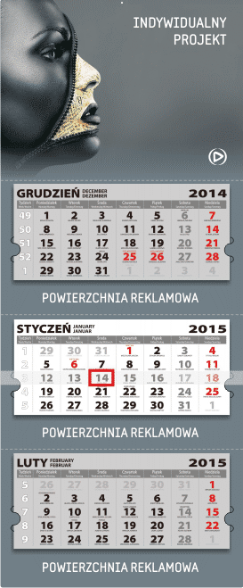 Kalendarze trójdzielne - duże (350x845) Kalendarze trójdzielne - duże (350x845)