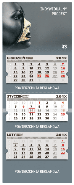 Kalendarze trójdzielne - ekstra duże (350x880) Kalendarze trójdzielne - ekstra duże (350x880)