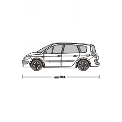 Reklama na samochód typu minivan (oklejanie) 