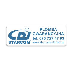 Plomby samoprzylepne - stickery / rogi zaokrąglone