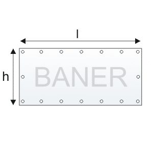 Baner reklamowy frontlit Baner reklamowy frontlit