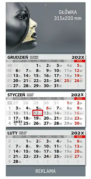 Kalendarze trójdzielne mini (315x690)