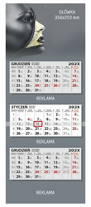 (350x880) - tr&oacute;jdzielny ekstra duży